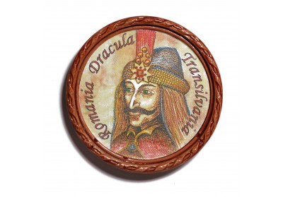 Magnet rotund ceramică Dracula Magnet rotund ceramică Dracula